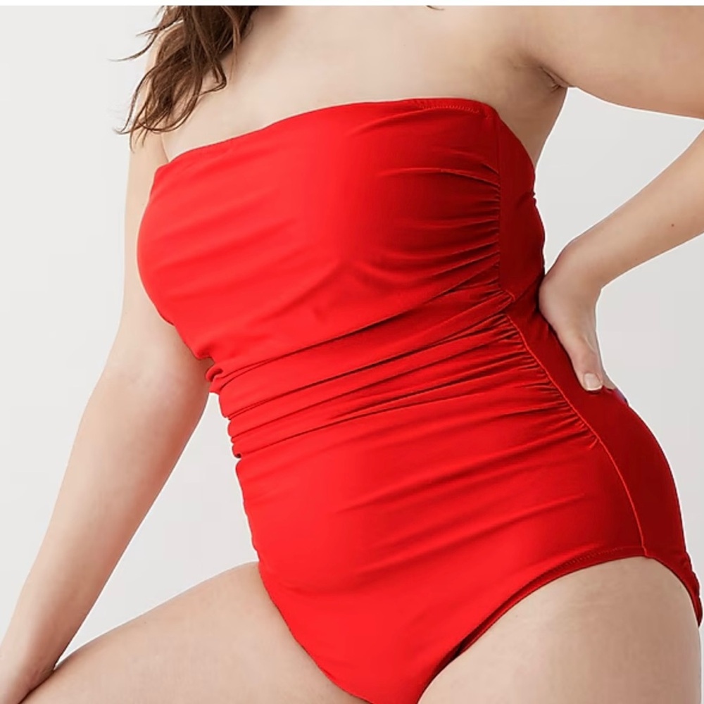 J. Crew Vibrant Red Swimsuit